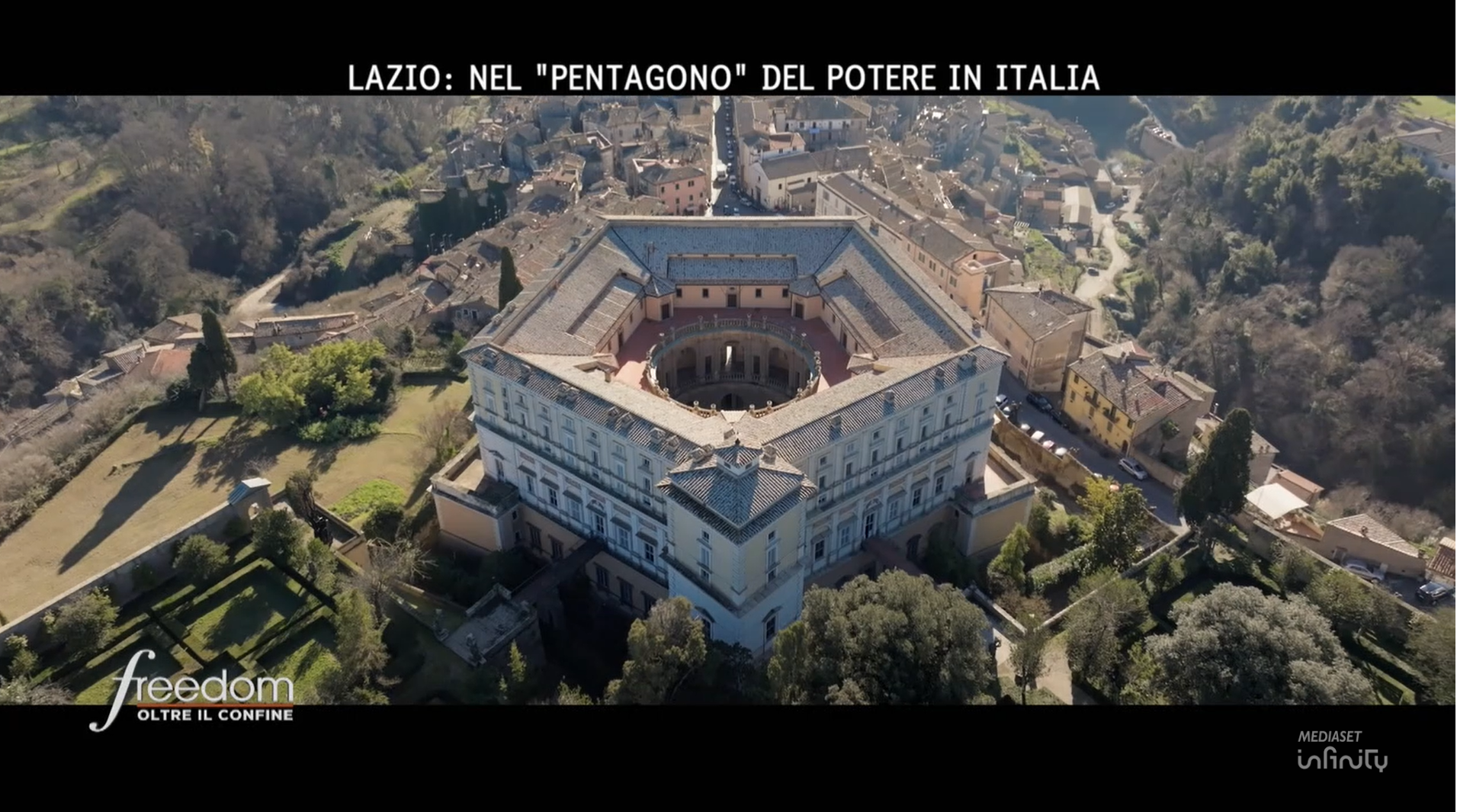 Freedom - Palazzo Farnese di Caprarola - il pentagono italiano Freedom - Palazzo Farnese di Caprarola - il pentagono italiano